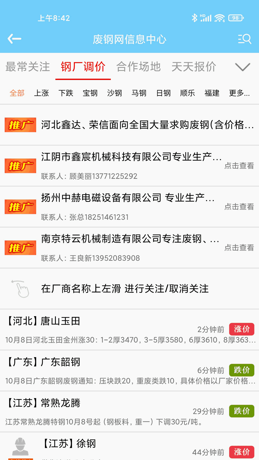 废钢网